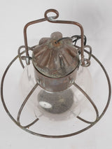 Vintage copper boat lantern 15¼"