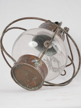 Old-world charm seaman's copper lantern