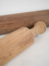 Antique weighty culinary history rolling pin