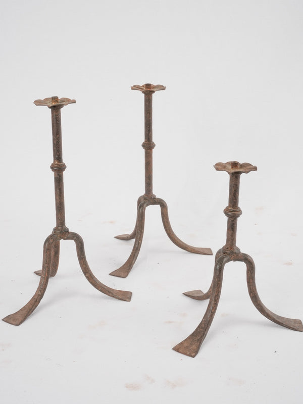 Vintage wrought iron lamp base