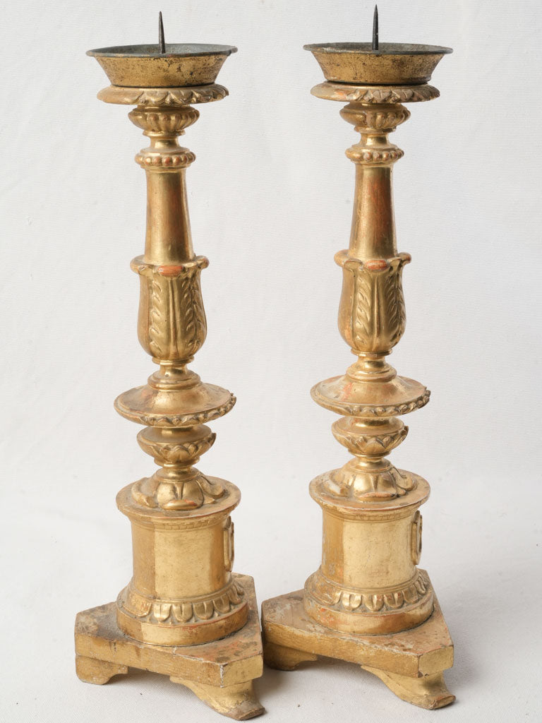 Decorative maritime motif candlesticks  