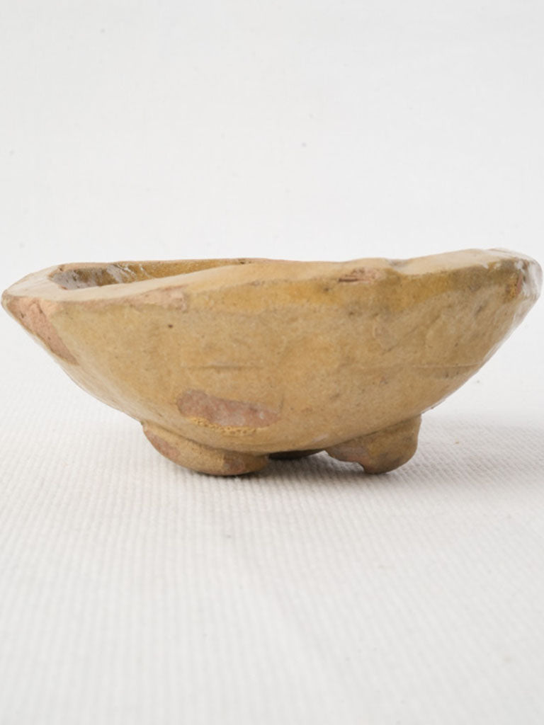 Vintage glaze-clad dessert mold