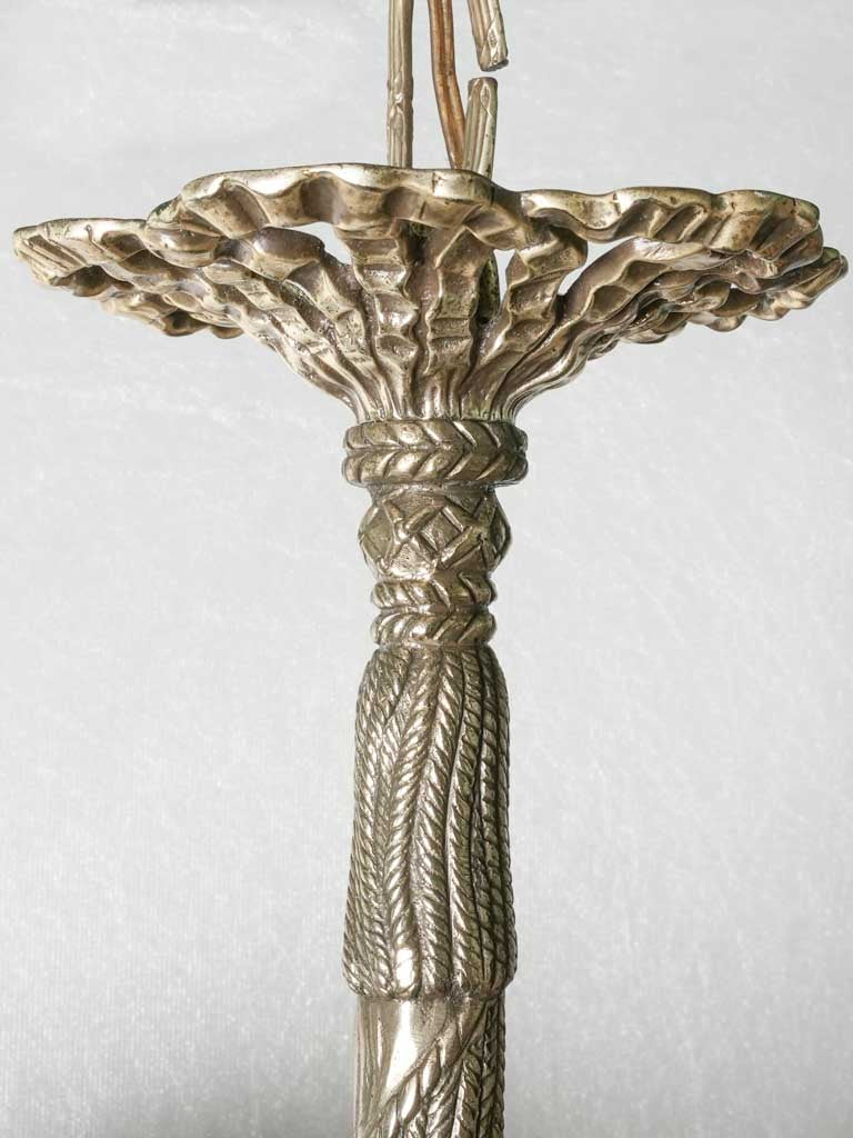 Palm leaf chandelier - early 20th century - 19" x 23¼"