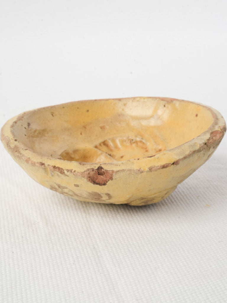 Timeworn terracotta marzipan mold