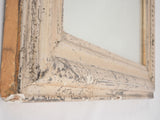 Silver leaf Louis Philippe mirror w/ diagonal lines 25¼" x  20½"