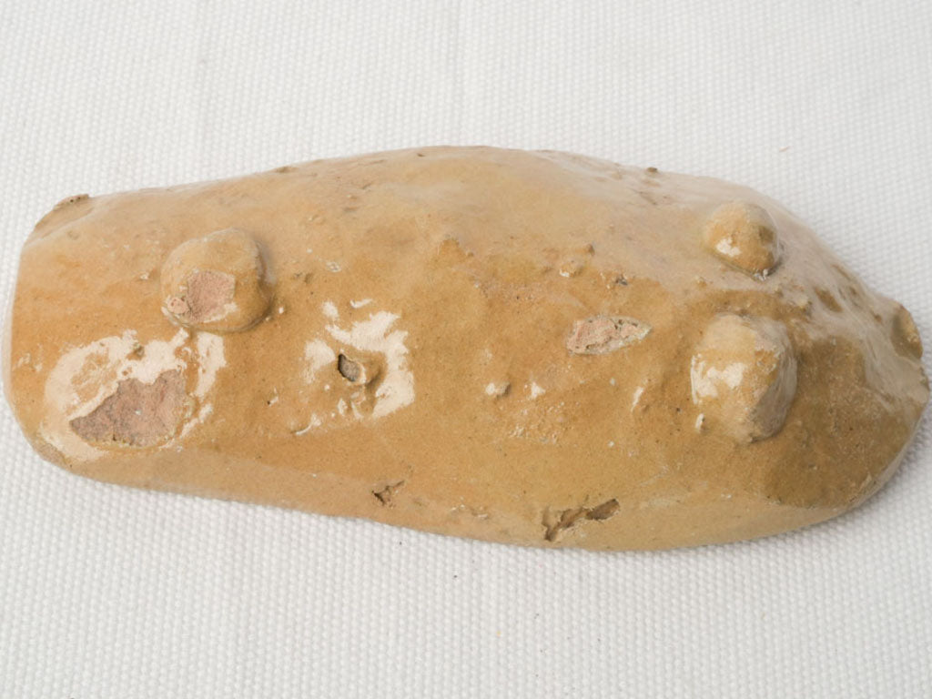 Historic handcrafted fish-form mold