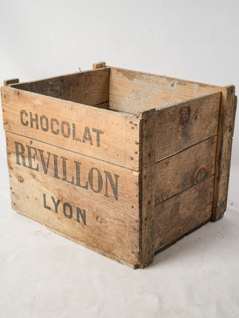 Vintage rustic wooden crate