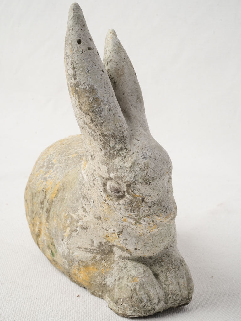 Intricately carved fur on rabbit  