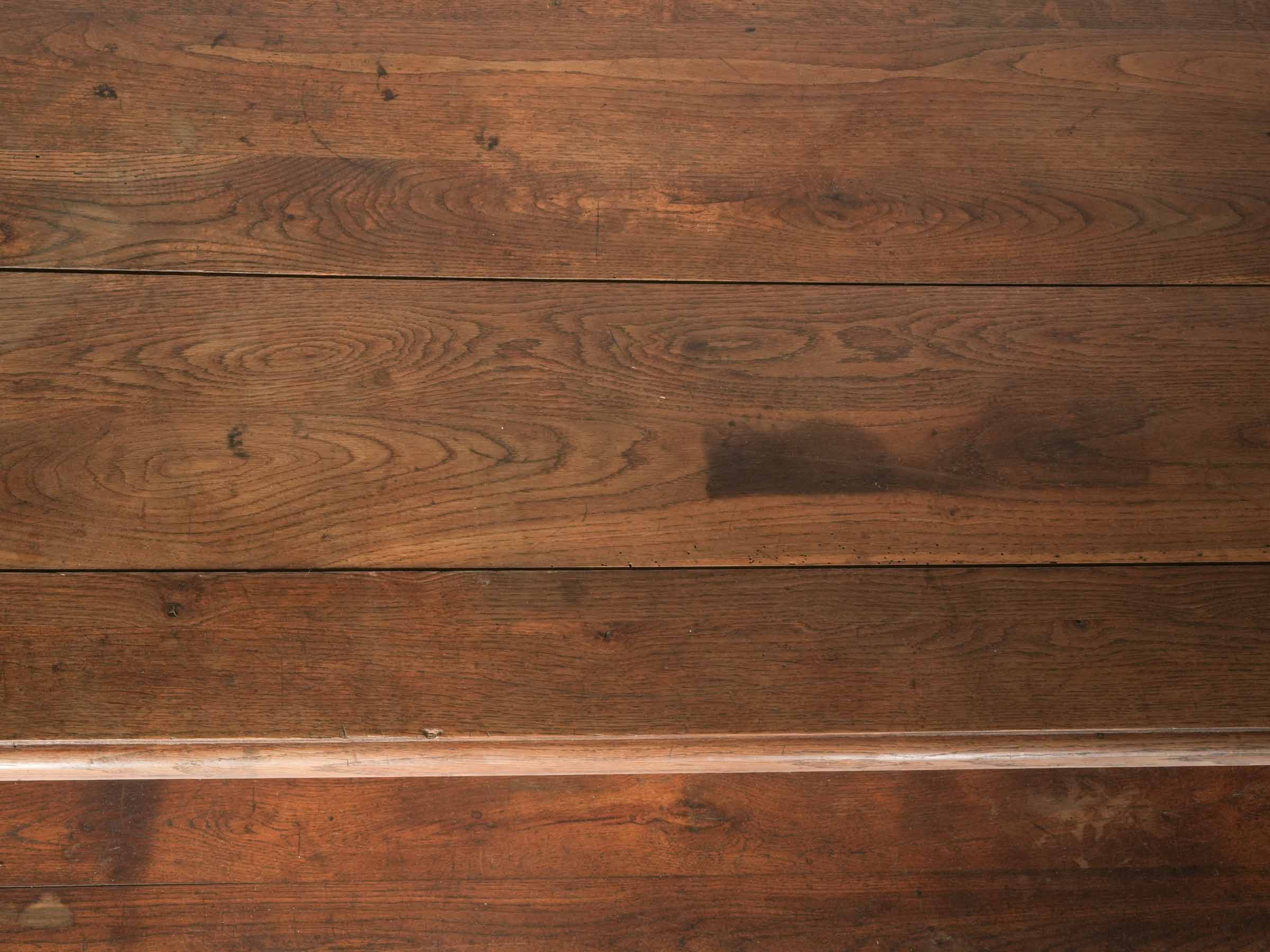 Authentic antique oak display table  