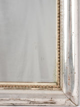French 19th century silver leaf bistro mirror 31½" x  22"