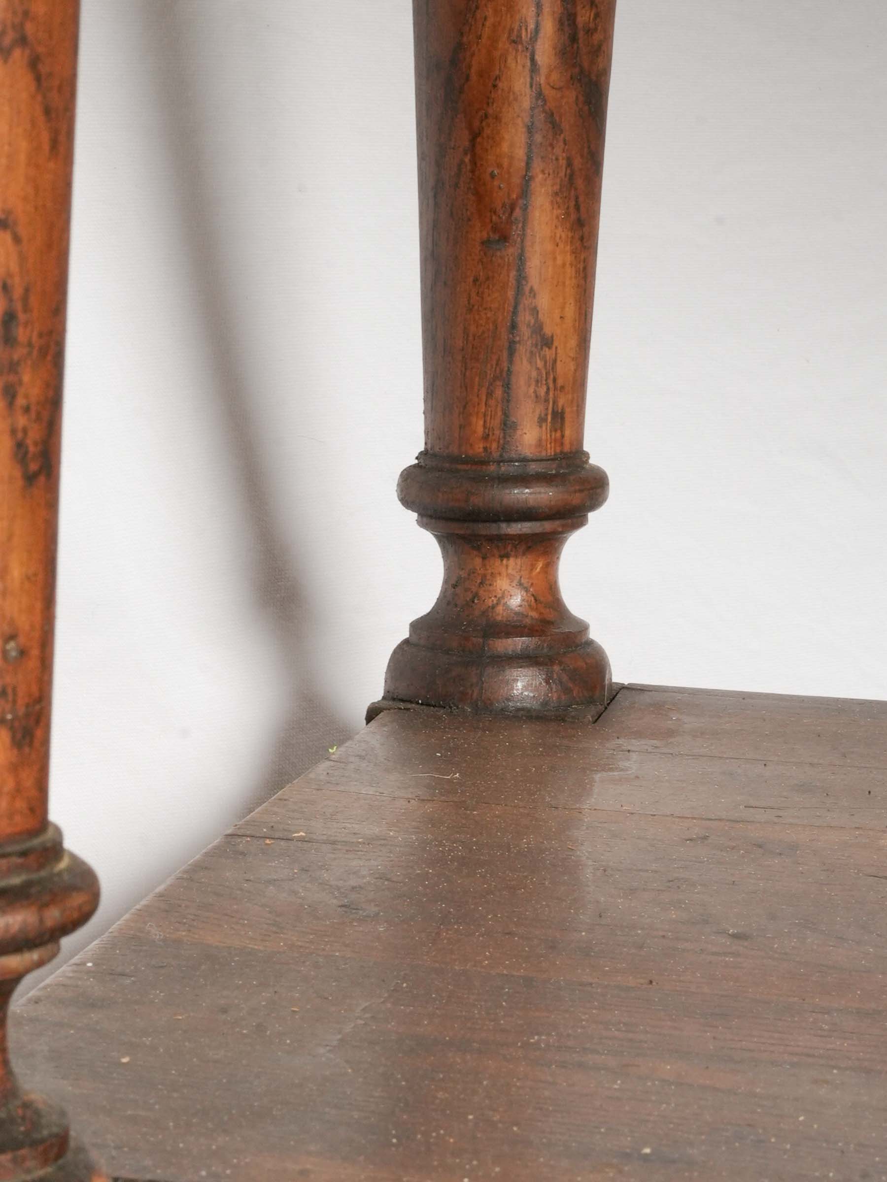Atmospheric antique oak centre table  
