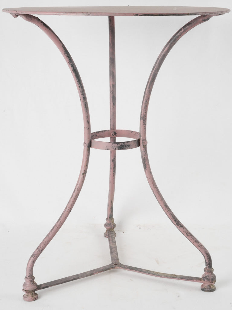 Time-worn French purple garden table