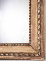 Gilded 18th century Louis XVI mirror w/ mercury glass 26" x 19¼"