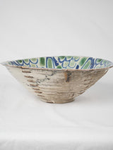 Vibrant hand-painted Spanish motif bowl