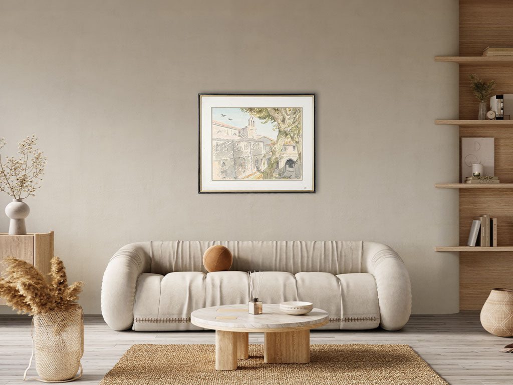 Refined translucent wash painting  
