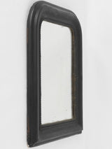 RESERVED CS 19th century Louis Philippe mirror w/ black frame - Small 26¾" x 19"