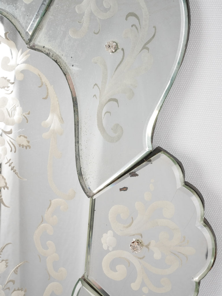 Venetian style mirror - small 25¼" x 15¾"