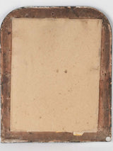 RESERVED CS 19th century Louis Philippe mirror w/ black frame - Small 26¾" x 19"