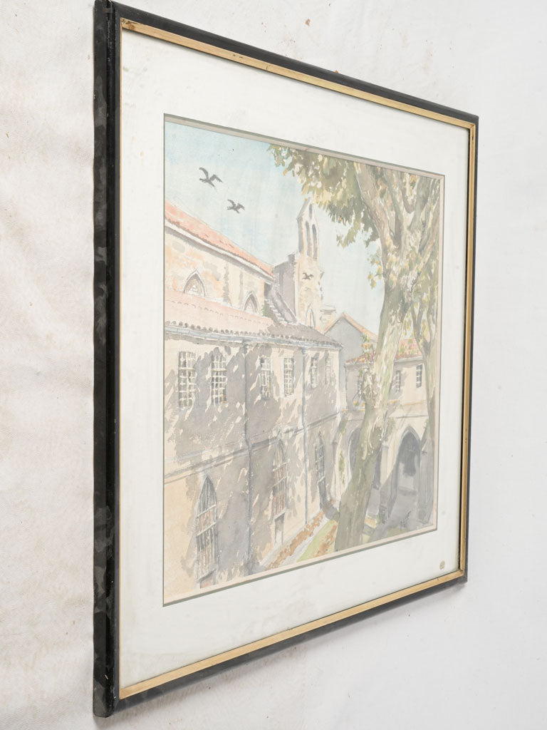 Elegant monastic architectural art piece  