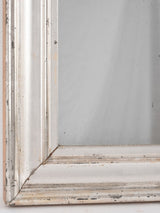 Rectangular French mirror w/ silver frame 23¾" x  17¾"