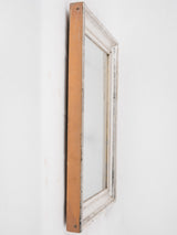 Refined aged finish antique mirror
