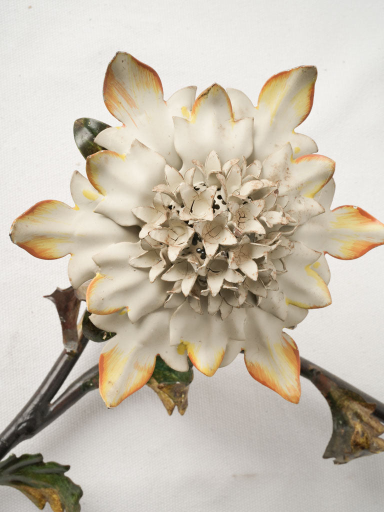 Ornate Hollywood Regency bouquet sconce  