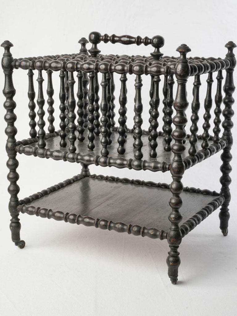 Decorative late-19th-century magazine holder