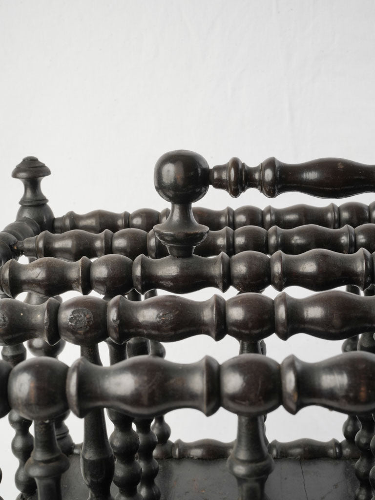 Historic ebonised portable magazine holder