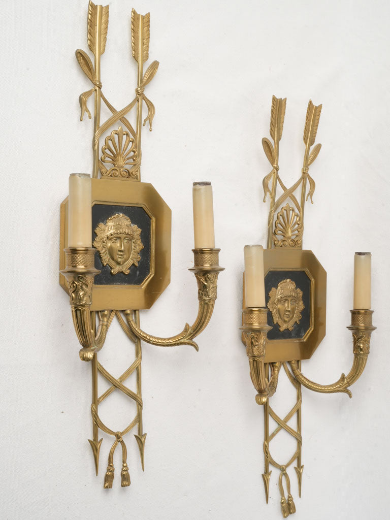 Refined neoclassical wall sconces