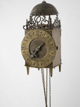 Regency-style single-hand capucine clock