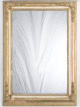 19th century Restoration period mirror - beige gold frame 24" x 34¼"