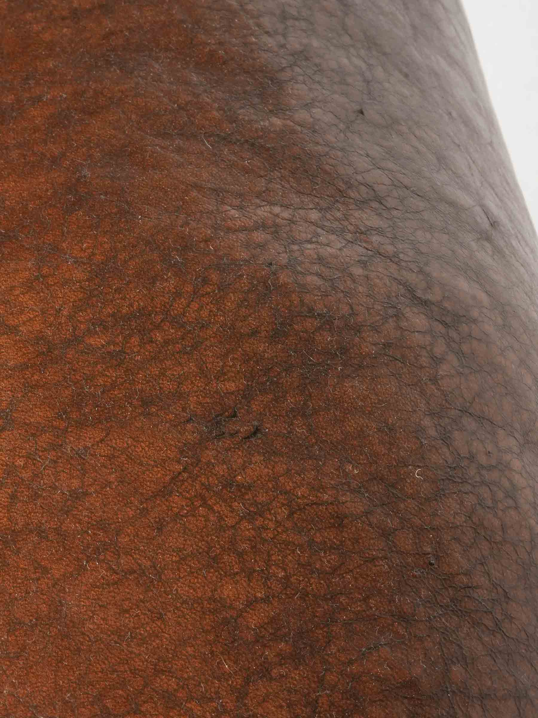 Collectible cognac-brown leather chair