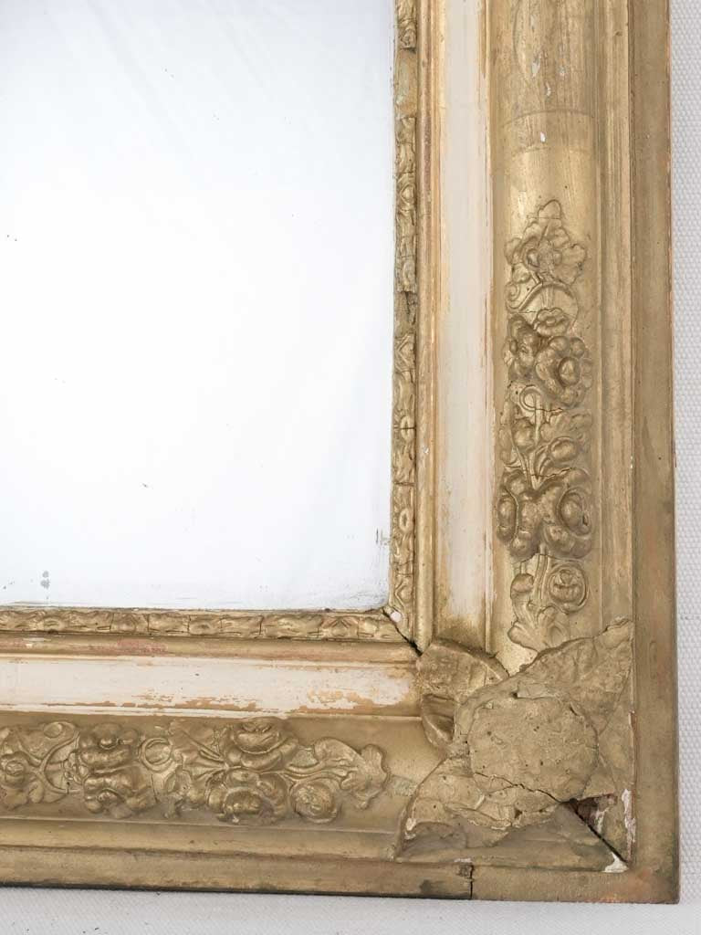 Heirloom-quality ornamental period mirror