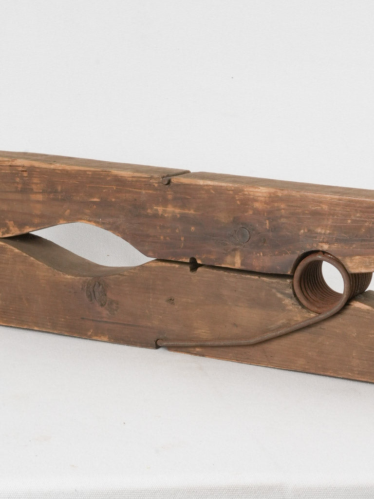 Shabby-chic, weathered wooden clothes peg