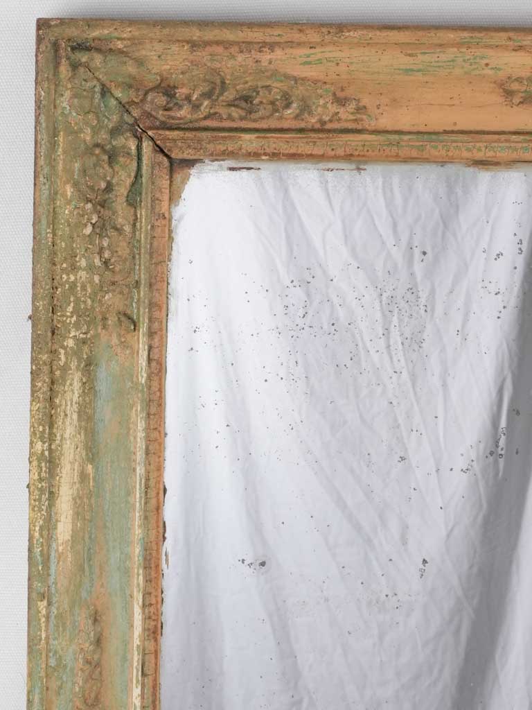 19th century Restoration period mirror - beige gold frame 31½" x 24¾"