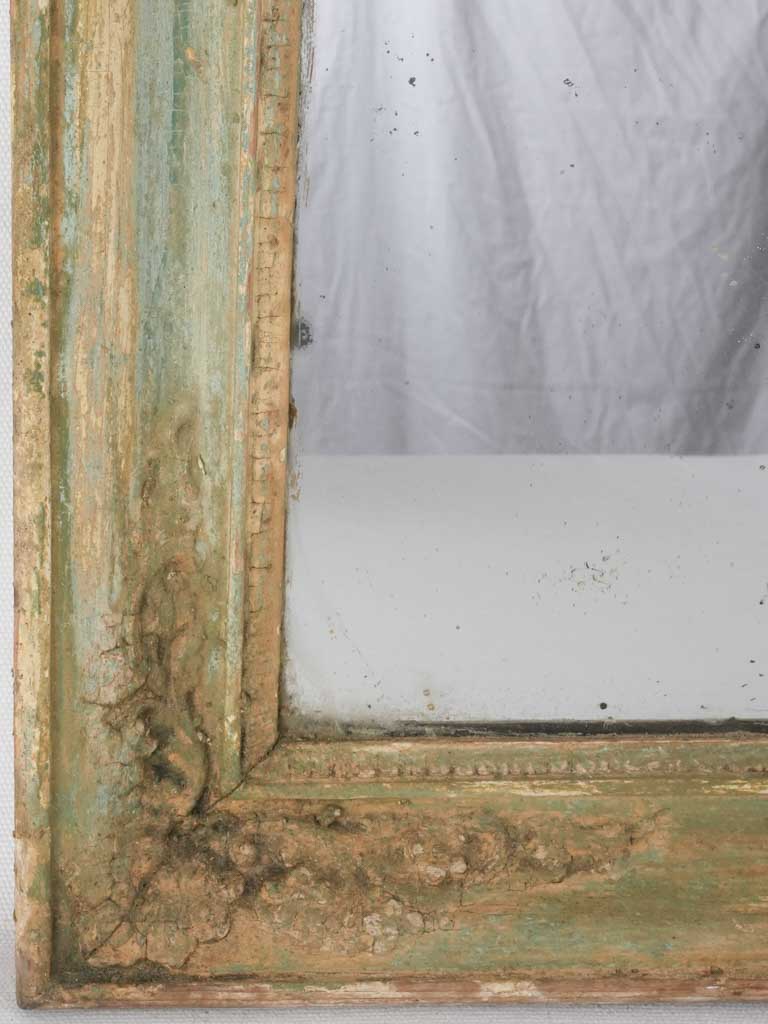 19th century Restoration period mirror - beige gold frame 31½" x 24¾"