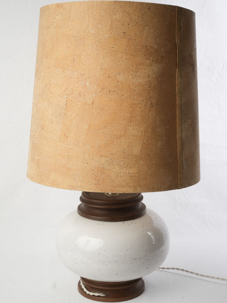 Sculptural mid-century modern table lamp  