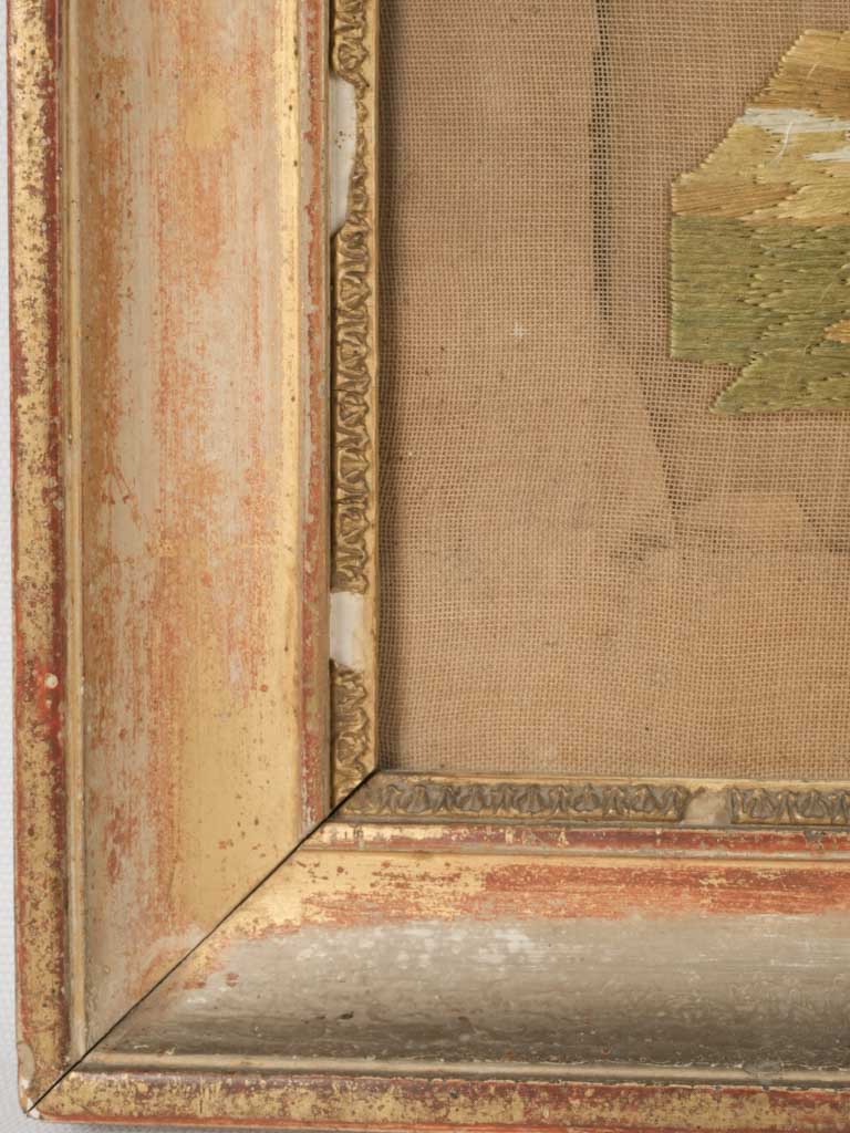 Gilded frame Napoleon III tapestry