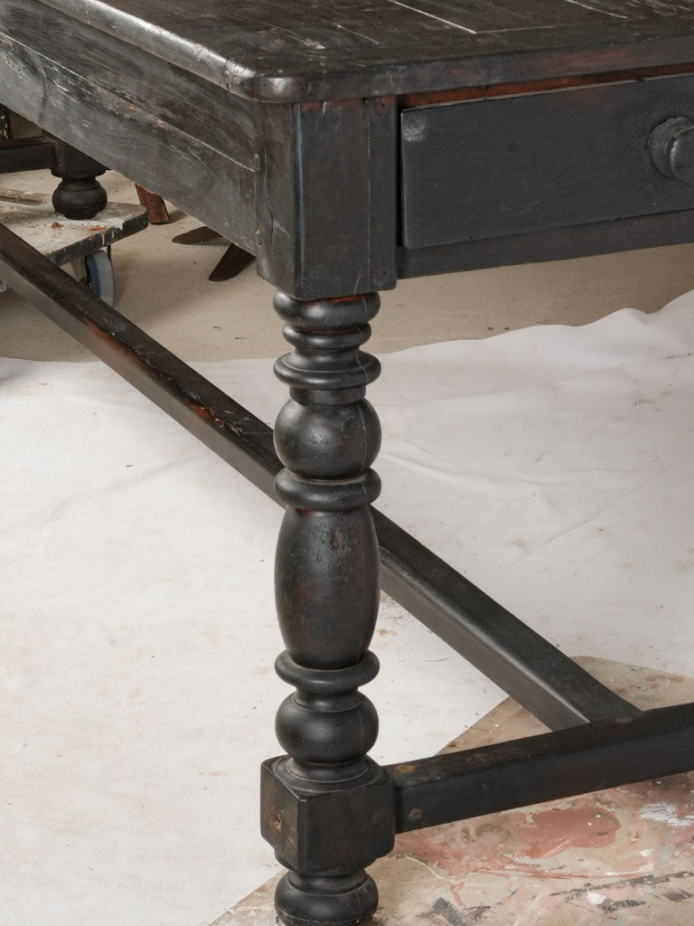 Weathered authentic Alpine dining table