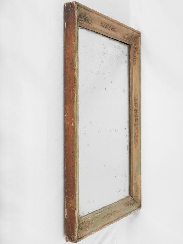 19th century Restoration period mirror - beige gold frame 31½" x 24¾"