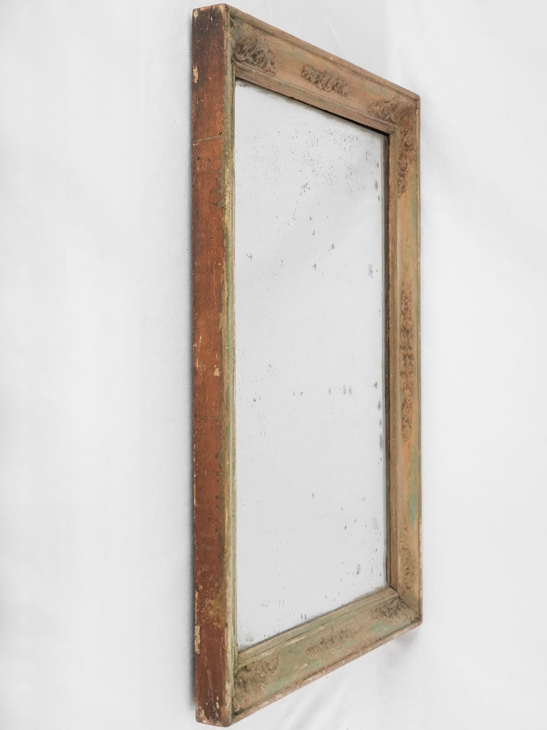 19th century Restoration period mirror - beige gold frame 31½" x 24¾"