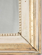 Small Louis Philippe mirror w/ gold & beige frame 24½" x 19"