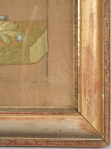 Historical French artisan silk tapestry