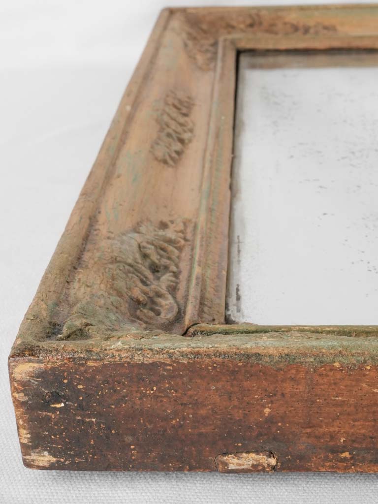 19th century Restoration period mirror - beige gold frame 31½" x 24¾"