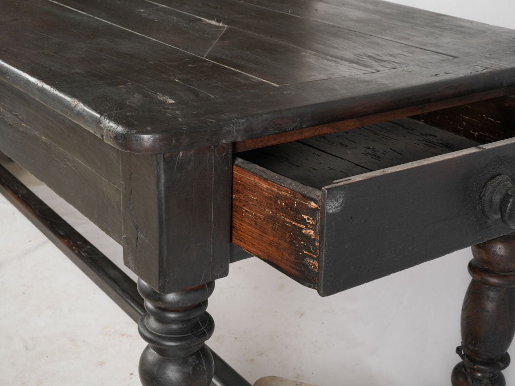 Classic farmhouse-style dining table