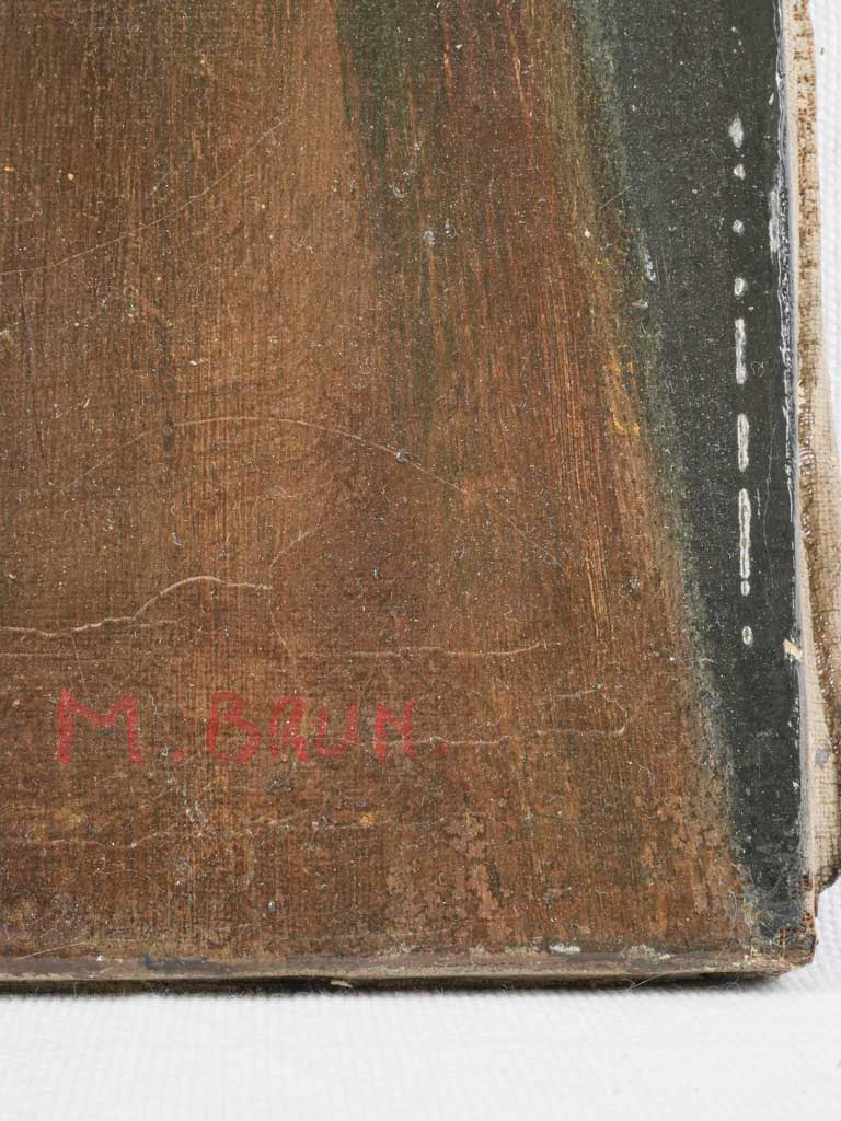 European unframed decorative piece  