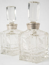 Crystal Antique French Square Decanters