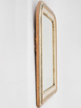 Small Louis Philippe mirror w/ gold & beige frame 24½" x 19"