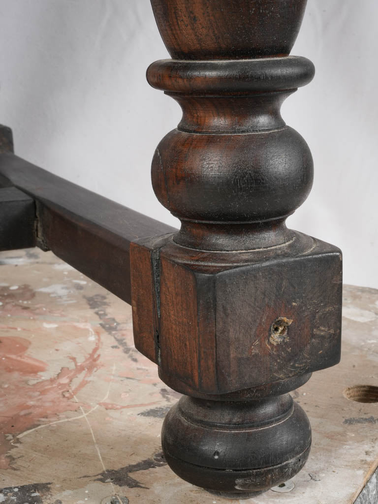 Traditional plank-top antique table
