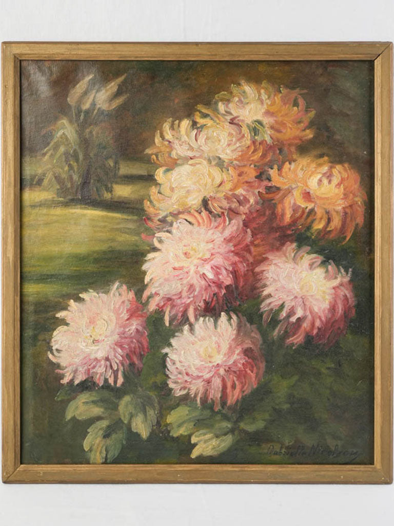 Antique Impressionist Painting Wall Art